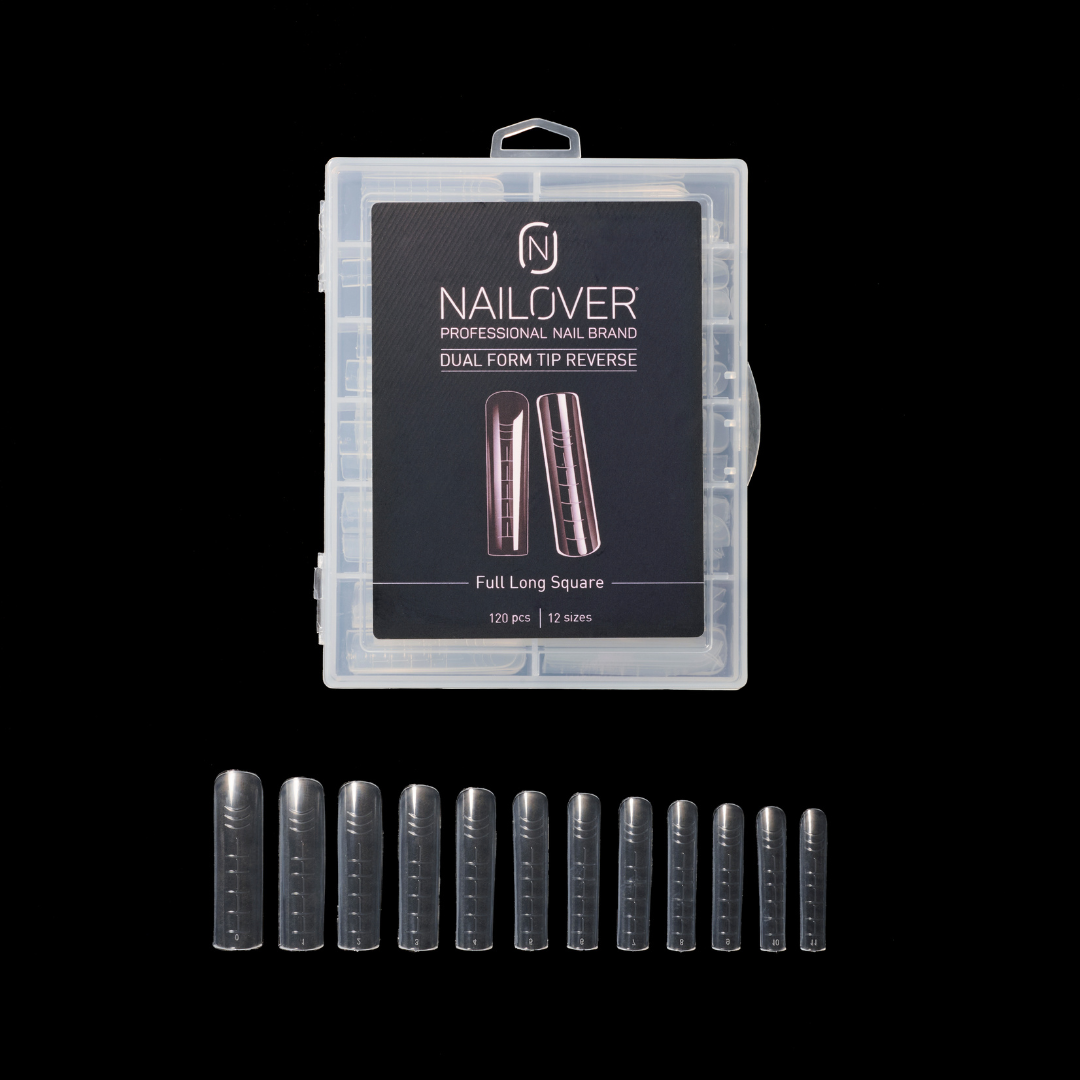 DUAL FORM REVERSE FULL LONG SQUARE TIP (8930650161495)