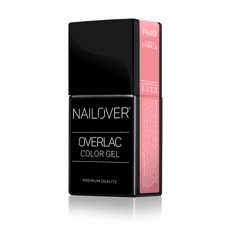 Gel Semipermanente Overlac PK - Linea Rosa 15 ml