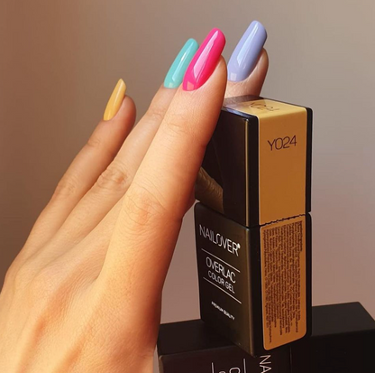 Gel Semipermanente Overlac Linea  Gialla - YO24 da 8ml (8390015385943)