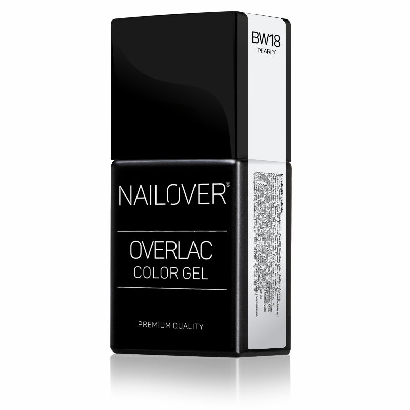 Gel Semipermanente Overlac BW - Linea Black And White 15 ml - Nailover (7290229555359)