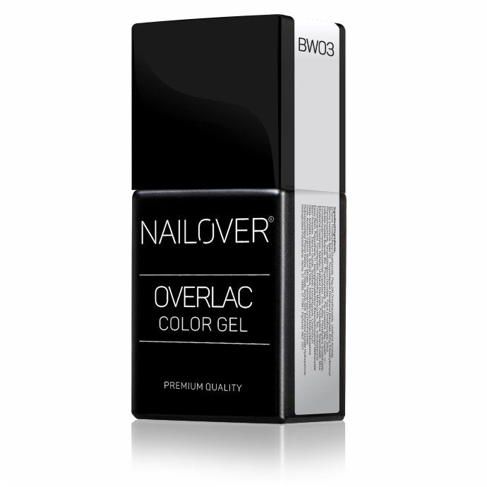 Gel Semipermanente Overlac BW - Linea Black And White 15 ml - Nailover (7290229555359)