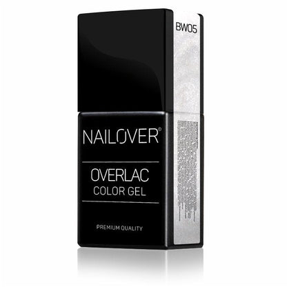 Gel Semipermanente Overlac BW - Linea Black And White 15 ml - Nailover (7290229555359)