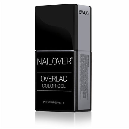 Gel Semipermanente Overlac BW - Linea Black And White 15 ml - Nailover (7290229555359)