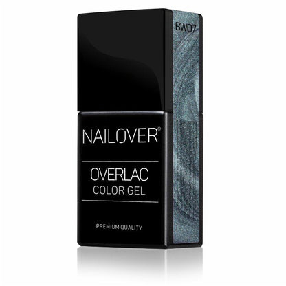 Gel Semipermanente Overlac BW - Linea Black And White 15 ml - Nailover (7290229555359)