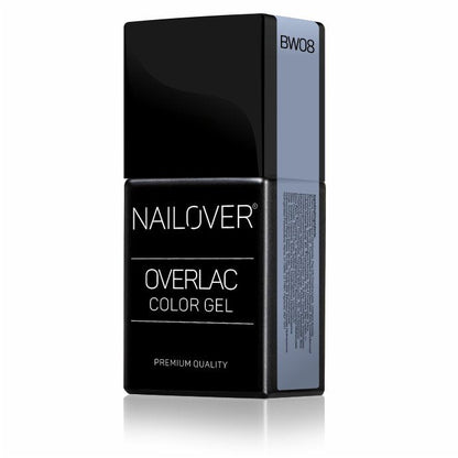 Gel Semipermanente Overlac BW - Linea Black And White 15 ml - Nailover (7290229555359)