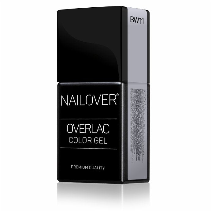 Gel Semipermanente Overlac BW - Linea Black And White 15 ml - Nailover (7290229555359)