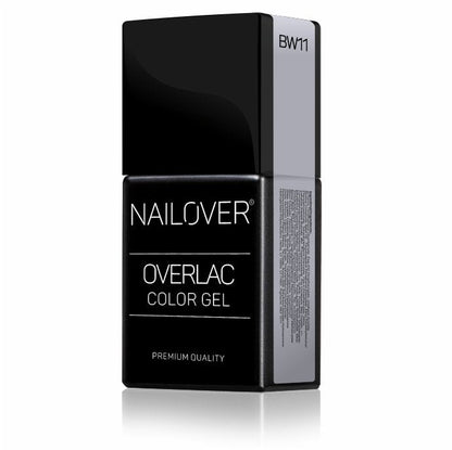 Gel Semipermanente Overlac BW - Linea Black And White 15 ml - Nailover (7290229555359)