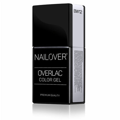 Gel Semipermanente Overlac BW - Linea Black And White 15 ml - Nailover (7290229555359)