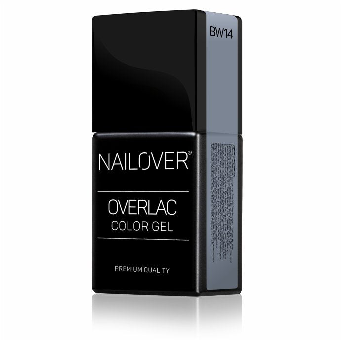 Gel Semipermanente Overlac BW - Linea Black And White 15 ml - Nailover (7290229555359)