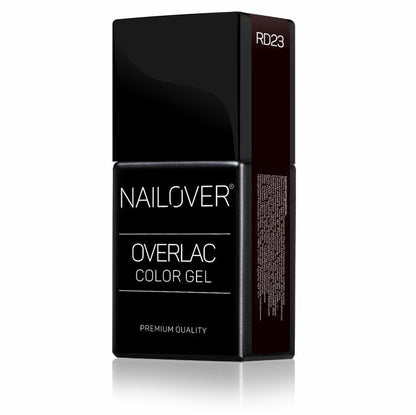 Gel Semipermanente Overlac RD - Linea Rossa 15 ml - Nailover (7290227458207)