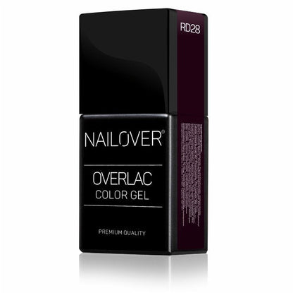 Gel Semipermanente Overlac RD - Linea Rossa 15 ml - Nailover (7290227458207)