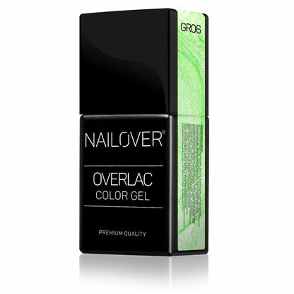 Gel Semipermanente Overlac GR - Linea Verde 15 ml - Nailover (7290224017567)
