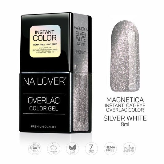 MAGNETICA CAT EYE WHITE SILVER 8 ML (9664599359831)