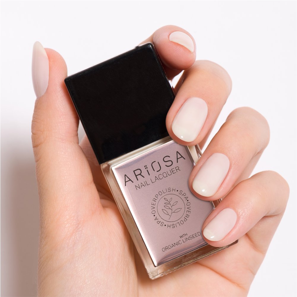 Ariosa Parfume Nail Lacquer - WHITE MILKY02 15ml (8572221522263)